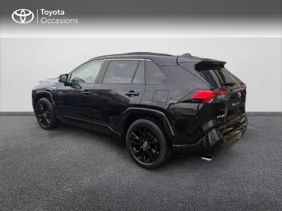 TOYOTA RAV4 Hybride 222ch Black Edition AWD-i MY21 occasion 2020 - Photo 2