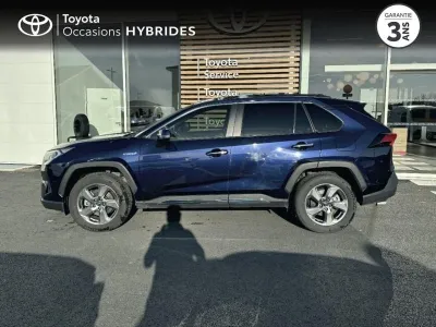 TOYOTA RAV4 Hybride 218ch Lounge 2WD occasion 2020 - Photo 3