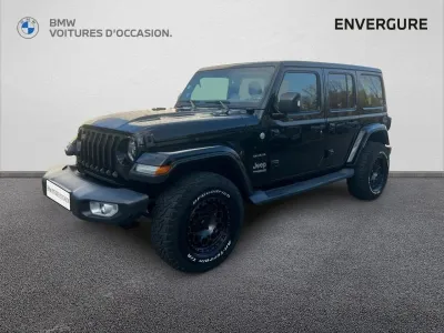 JEEP Wrangler Unlimited 2.0 T 272ch Sahara Command-Trac BVA8 occasion 2019 - Photo 1