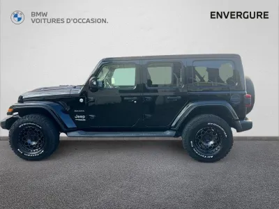 JEEP Wrangler Unlimited 2.0 T 272ch Sahara Command-Trac BVA8 occasion 2019 - Photo 3