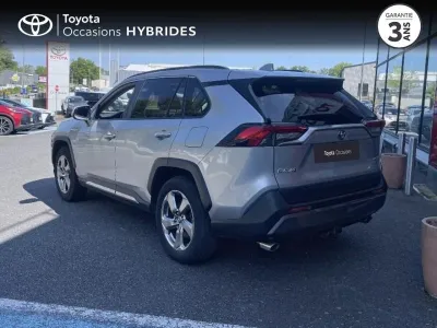 TOYOTA RAV4 Hybride 218ch Lounge 2WD occasion 2019 - Photo 2