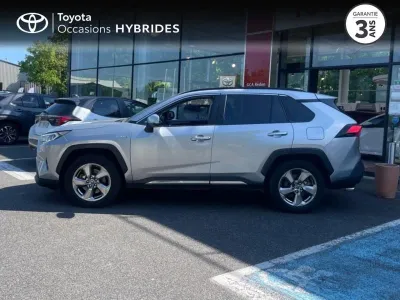 TOYOTA RAV4 Hybride 218ch Lounge 2WD occasion 2019 - Photo 3