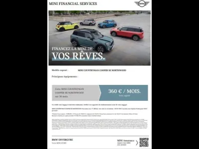 MINI Countryman Cooper SE 125ch + 95ch Northwood ALL4 BVA6 occasion 2022 - Photo 4