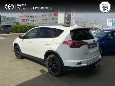 TOYOTA RAV4 197 Hybride Black Edition AWD CVT occasion 2017 - Photo 2