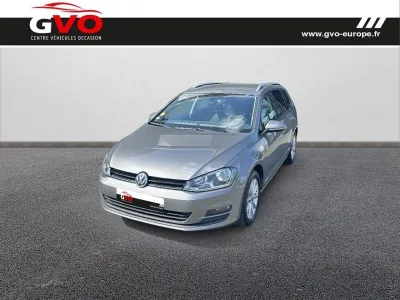 VOLKSWAGEN Golf SW 1.6 TDI 110ch BlueMotion Technology FAP Lounge occasion 2015 - Photo 1