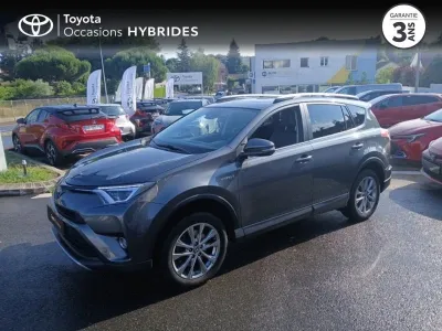 TOYOTA RAV4 197 Hybride Lounge AWD CVT occasion 2017 - Photo 1
