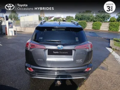 TOYOTA RAV4 197 Hybride Lounge AWD CVT occasion 2017 - Photo 4