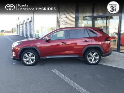 TOYOTA RAV4 Hybride 222ch Lounge AWD-i MY20 occasion 2020 - Photo 3