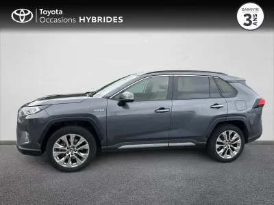 TOYOTA RAV4 Hybride 218ch Lounge 2WD occasion 2021 - Photo 3