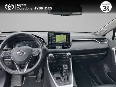 TOYOTA RAV4 Hybride 218ch Lounge 2WD occasion 2021 - Photo 4