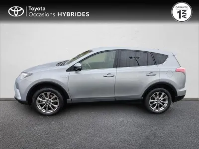 TOYOTA RAV4 197 Hybride Lounge AWD CVT occasion 2016 - Photo 3