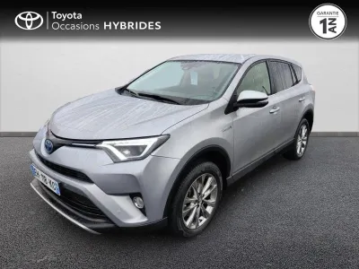 TOYOTA RAV4 197 Hybride Lounge AWD CVT occasion 2016 - Photo 1