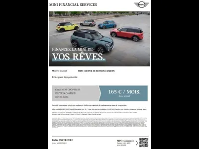 MINI Mini Cooper SE 184ch Edition Camden BVA 5CV occasion 2022 - Photo 1