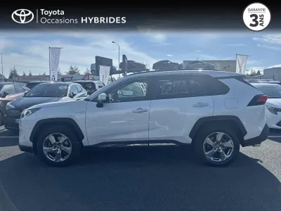 TOYOTA RAV4 Hybride 218ch Lounge 2WD occasion 2020 - Photo 3