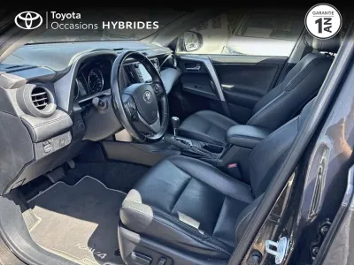 TOYOTA RAV4 197 Hybride Lounge 2WD CVT occasion 2017 - Photo 3