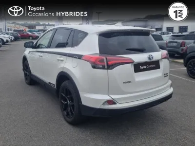 TOYOTA RAV4 197 Hybride Black Edition AWD CVT occasion 2018 - Photo 2
