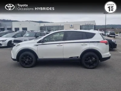 TOYOTA RAV4 197 Hybride Black Edition AWD CVT occasion 2018 - Photo 3