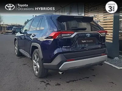 TOYOTA RAV4 Hybride 218ch Lounge 2WD occasion 2020 - Photo 2
