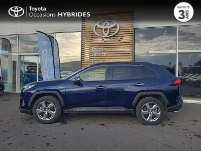 TOYOTA RAV4 Hybride 218ch Lounge 2WD occasion 2020 - Photo 3