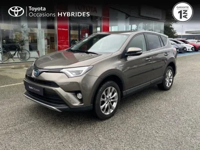 TOYOTA RAV4 197 Hybride Lounge AWD CVT occasion 2016 - Photo 1