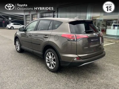 TOYOTA RAV4 197 Hybride Lounge AWD CVT occasion 2016 - Photo 2