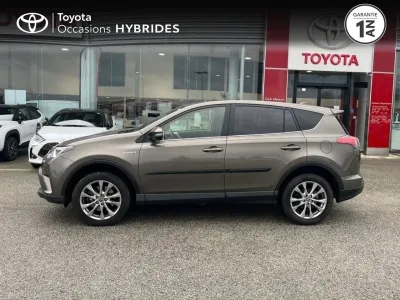 TOYOTA RAV4 197 Hybride Lounge AWD CVT occasion 2016 - Photo 3