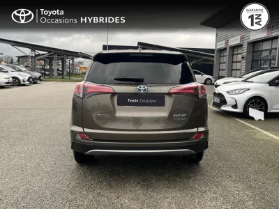 TOYOTA RAV4 197 Hybride Lounge AWD CVT occasion 2016 - Photo 4