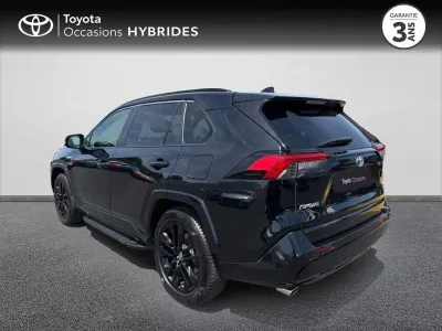 TOYOTA RAV4 Hybride 218ch Black Edition 2WD MY21 occasion 2021 - Photo 2