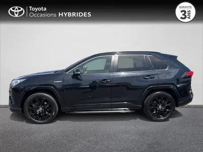 TOYOTA RAV4 Hybride 218ch Black Edition 2WD MY21 occasion 2021 - Photo 3