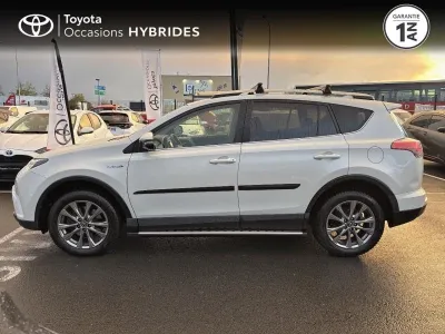 TOYOTA RAV4 197 Hybride Lounge 2WD CVT occasion 2016 - Photo 3