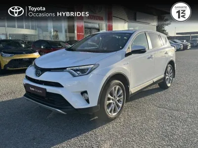 TOYOTA RAV4 197 Hybride Lounge AWD CVT occasion 2016 - Photo 1