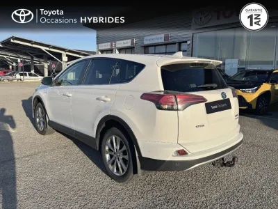 TOYOTA RAV4 197 Hybride Lounge AWD CVT occasion 2016 - Photo 2