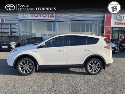 TOYOTA RAV4 197 Hybride Lounge AWD CVT occasion 2016 - Photo 3