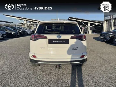 TOYOTA RAV4 197 Hybride Lounge AWD CVT occasion 2016 - Photo 4