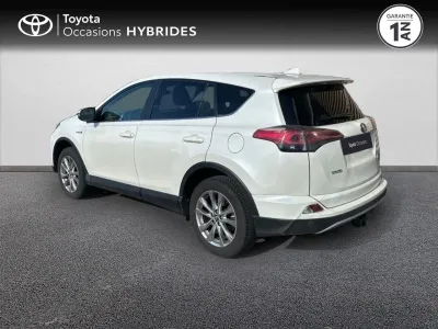 TOYOTA RAV4 197 Hybride Lounge AWD CVT occasion 2017 - Photo 2