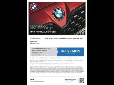 BMW Serie 5 Touring 530eA xDrive 292ch M Sport Steptronic 10cv occasion 2023 - Photo 2