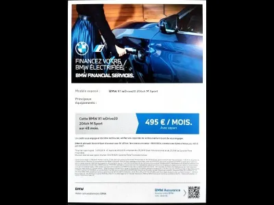 BMW X1 ieDrive20 204ch M Sport occasion 2024 - Photo 4