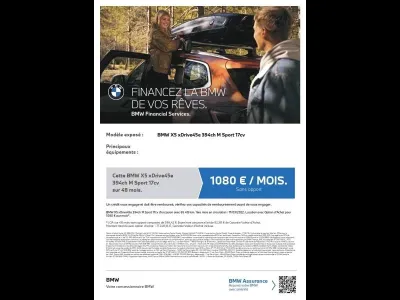 BMW X5 xDrive45e 394ch M Sport 17cv occasion 2022 - Photo 2