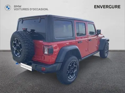 JEEP Wrangler Unlimited 2.0 T 380ch 4xe Rubicon Rock-Trac occasion 2021 - Photo 2