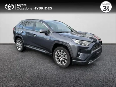 TOYOTA RAV4 Hybride 222ch Lounge AWD-i MY21 occasion 2021 - Photo 2