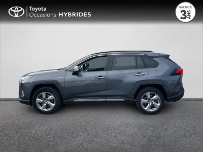TOYOTA RAV4 Hybride 218ch Lounge 2WD occasion 2019 - Photo 3