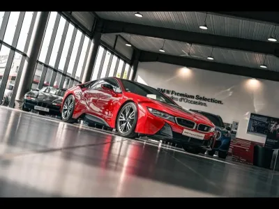 BMW i8 362ch Protonic Red Edition occasion 2016 - Photo 4