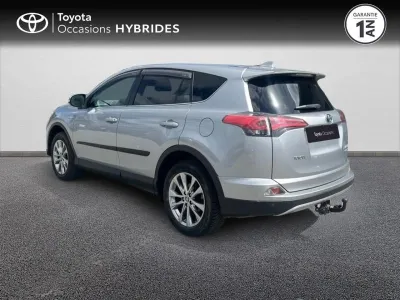 TOYOTA RAV4 197 Hybride Lounge AWD CVT occasion 2018 - Photo 2