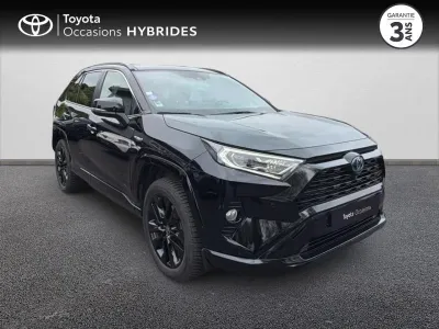 TOYOTA RAV4 Hybride 218ch Black Edition 2WD MY21 occasion 2021 - Photo 3