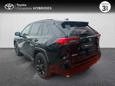 TOYOTA RAV4 Hybride 222ch Black Edition AWD-i MY21 occasion 2021 - Photo 2