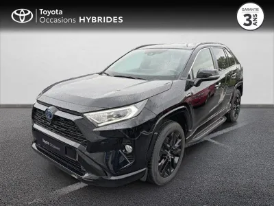 TOYOTA RAV4 Hybride 222ch Black Edition AWD-i MY21 occasion 2021 - Photo 1