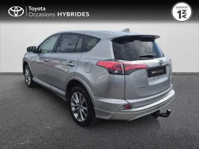 TOYOTA RAV4 197 Hybride Silver Edition 2WD CVT occasion 2018 - Photo 2