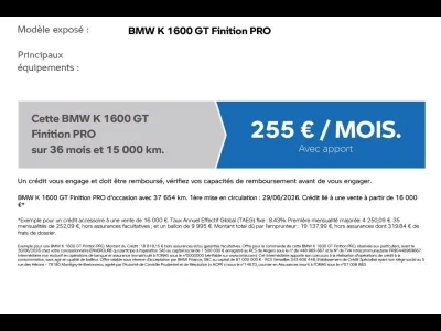 BMW K 1600 GT Finition PRO occasion 2022 - Photo 4