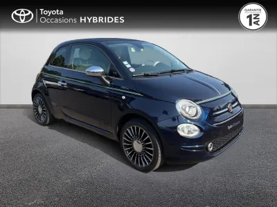 FIAT 500C 1.2 8v 69ch Eco Pack Riva (volant bois) occasion 2017 - Photo 3