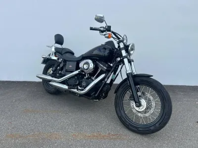 HARLEY-DAVIDSON Dyna Street Bob 1690 Noir occasion 2015 - Photo 2